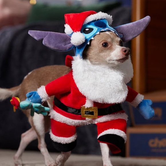 New Stitch Santa Dog Costume XXL - Picture 7 of 8